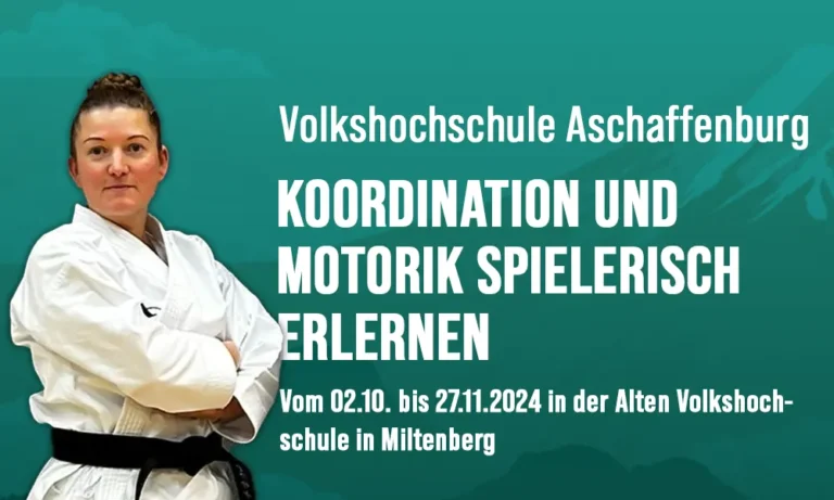Volkshochschule Aschaffenburg: Kurs Koordination und Motorik spielerisch erlernen geleitet von Oxana Traiber